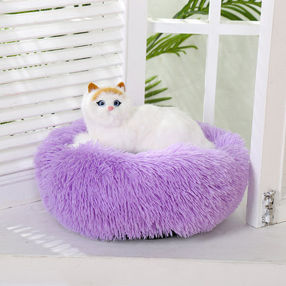 Super Soft Dog Bed Washable long plush Dog Kennel Deep Sleep Dog House Velvet Mats Sofa For Dog Chihuahua Dog Basket Pet Bed