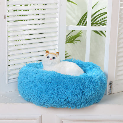 Super Soft Dog Bed Washable long plush Dog Kennel Deep Sleep Dog House Velvet Mats Sofa For Dog Chihuahua Dog Basket Pet Bed
