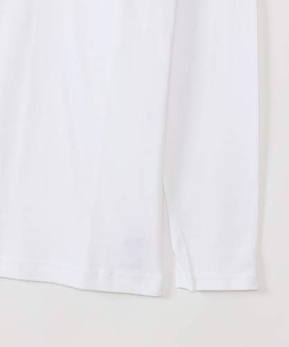 Hanes HM4-Q507A Men's Long T-Shirt, Warm Inner, Cold Protection, Thick Inner High Neck Shirt, Long Sleeve, Warm, 100% Cotton, Long Sleeve Shirt