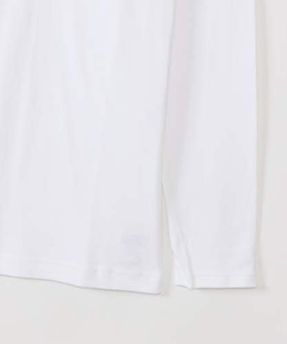 Hanes HM4-Q507A Men's Long T-Shirt, Warm Inner, Cold Protection, Thick Inner High Neck Shirt, Long Sleeve, Warm, 100% Cotton, Long Sleeve Shirt