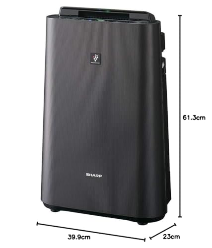 Sharp Air Purifier KC-S50W-W Plasmacluster 7000 Humidification Levitating Virus Pollen Air Purification Recommended Number of Tatami 13 Tatami Amount 16.9 fl oz (500 ml) / h (Amazon.co.jp Limited)