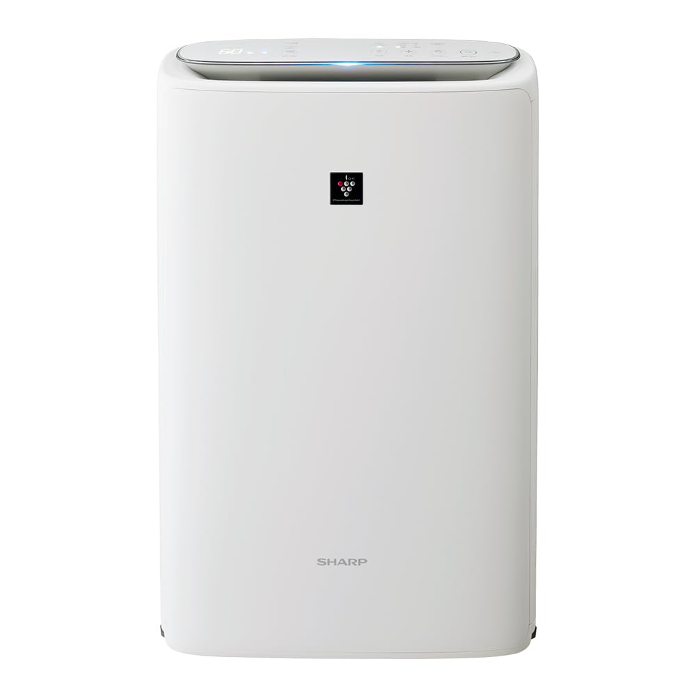 Sharp Air Purifier KC-S50W-W Plasmacluster 7000 Humidification Levitating Virus Pollen Air Purification Recommended Number of Tatami 13 Tatami Amount 16.9 fl oz (500 ml) / h (Amazon.co.jp Limited)