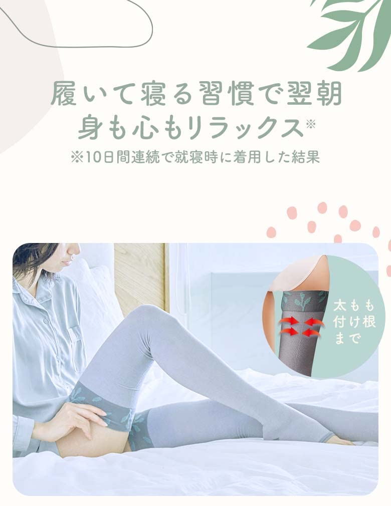 Medikutto Compression Socks, Full Leg, Thigh EX, High Pressure Type, M + Bonus