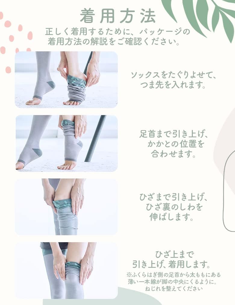 Medikutto Compression Socks, Full Leg, Thigh EX, High Pressure Type, M + Bonus