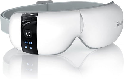 2024 New Design 360° Airbag Eye Warmer, Hot Eye Mask, Foldable, Sleeping Specialist, Eye Care, Eye Care (Vibration x Air Pressure x Graphene Heating), USB Rechargeable, Bluetooth Music, Auto Off