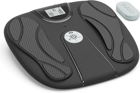 Monons EMS Foot Care, 10 Modes/50 Intensity Levels, Foot Training, With Remote Control, Rechargeable, Foot Relax, Foot Care, Time Function, Auto Off, Unisex, Foot Point, Portable, Convenient Foot