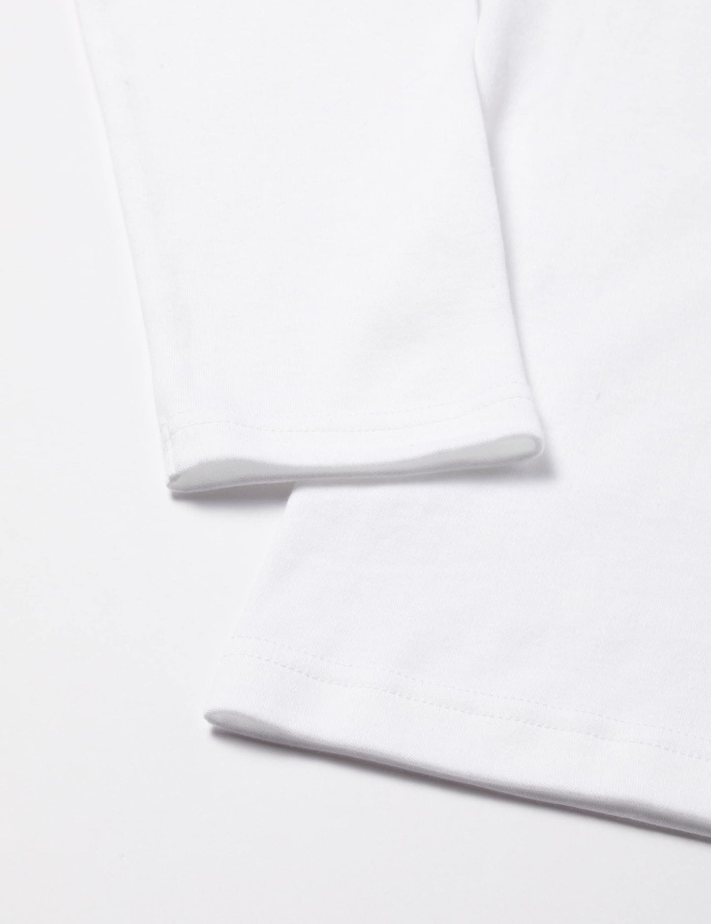 Hanes HM4-Q507A Men's Long T-Shirt, Warm Inner, Cold Protection, Thick Inner High Neck Shirt, Long Sleeve, Warm, 100% Cotton, Long Sleeve Shirt