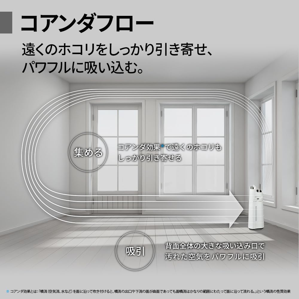 Sharp Air Purifier KC-S50W-W Plasmacluster 7000 Humidification Levitating Virus Pollen Air Purification Recommended Number of Tatami 13 Tatami Amount 16.9 fl oz (500 ml) / h (Amazon.co.jp Limited)