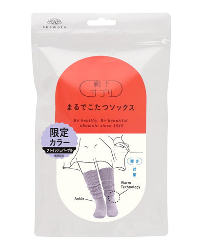 Okamoto 532-995 Socks Supplement, Kotatsu Socks, Warm, Cold Protection, Winter, Cold Protection, Room Socks,