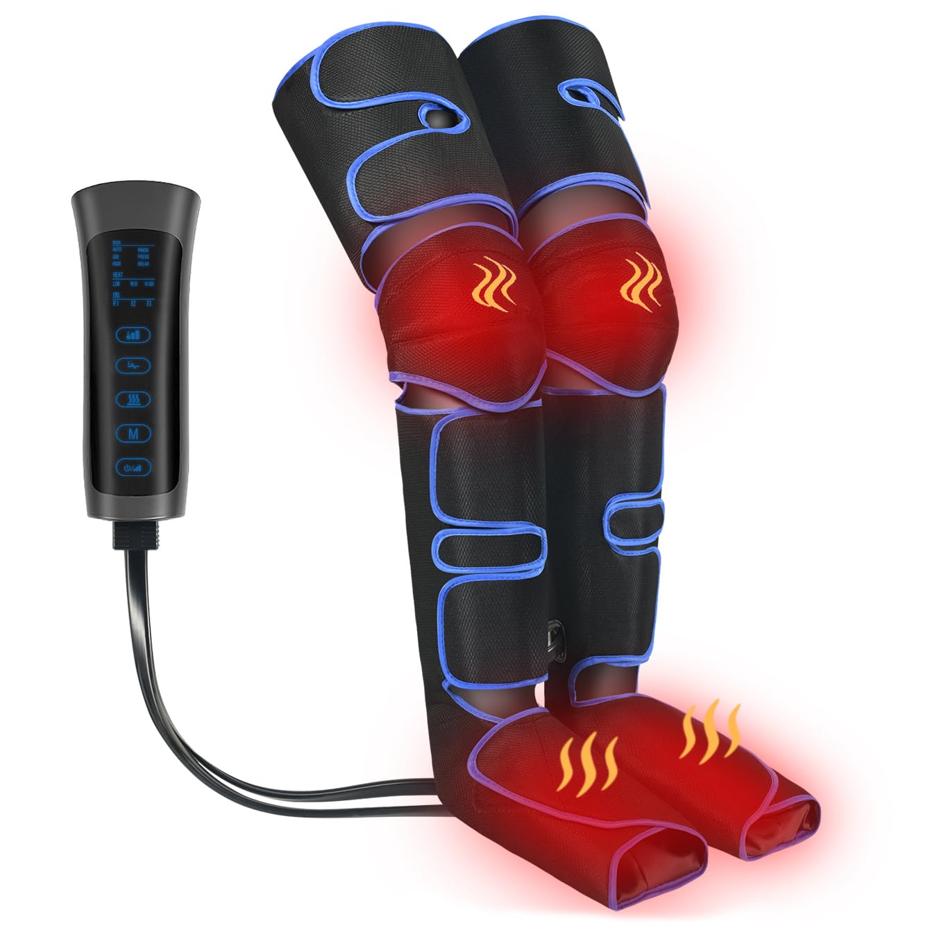 SENPPLE Industry’s First Foot Care, Forefoot, Thigh, Calf, EMS Air Pressure, Heat, 6 Modes, 3 Intensity, 3 Temperature Settings, Sole of Feet, Knee Heater Function, Leg Relaxer, After Standing