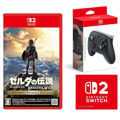ドンキーコング バナンザ -Switch2 ＆【任天堂純正品】Nintendo Switch 2 Proコントローラー 【Amazon.co.jp限定】特典 Nintendo Switch 2 ロゴデザイン マイクロファイバークロス 同梱