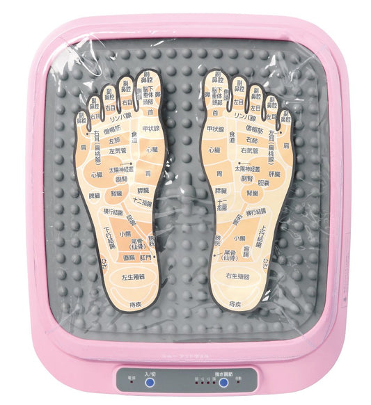New Footwell MD1800S Foot Vibration Massager with Vinyl Cover (White)
