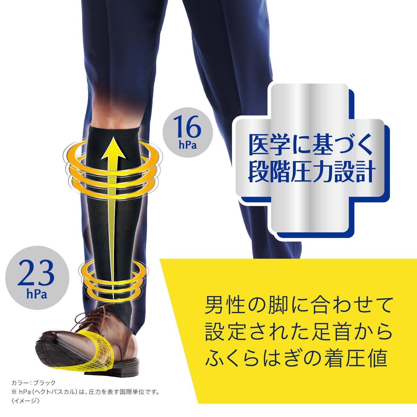 Medikutto For Men Short Black M Compression Socks for Men + Bonus