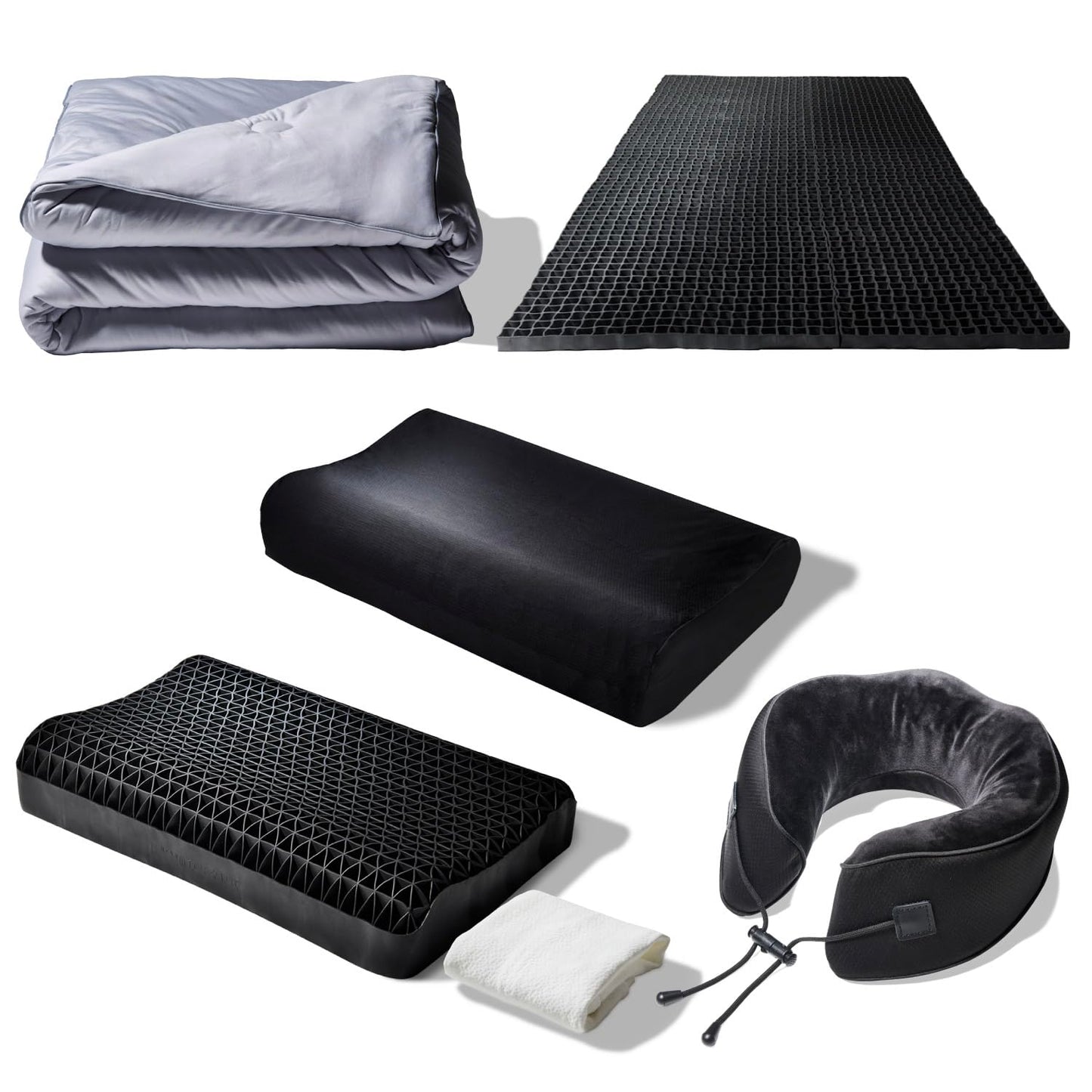 Sun No Counting Sheep Pillow, 20.5 x 13.4 x 3.1 / 3.9 inches (520 x 340 x 80 / 100 mm) (L x W x H [bottom / top])