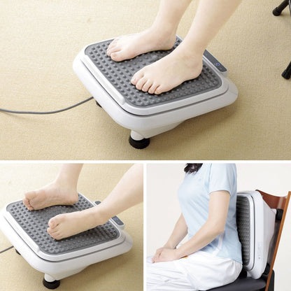 New Footwell MD1800S Foot Vibration Massager with Vinyl Cover (White)