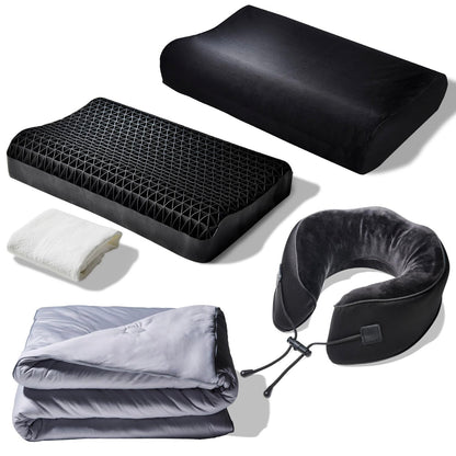 Sun No Counting Sheep Pillow, 20.5 x 13.4 x 3.1 / 3.9 inches (520 x 340 x 80 / 100 mm) (L x W x H [bottom / top])