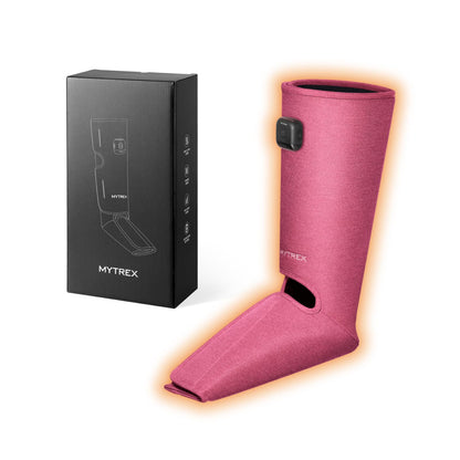 MYTREX マイトレックス RAKUNO FIT PLUS 足 ふくらはぎ 足裏 足先 足首 空気圧 温熱 ふくらはぎケア 足ケア Type-C充電式 コードレス 3段階温熱 トリプル極揉ポンプ もみコース3種 5段階レベル調整 運動後/座り仕事/立ち仕事/長時間の歩きなどに男女適用 母の日 父の日 敬老日 誕生日 プレゼント ギフト ラクーノ フィット プラス MT-RFP-25BG (ベージュ2個セット)