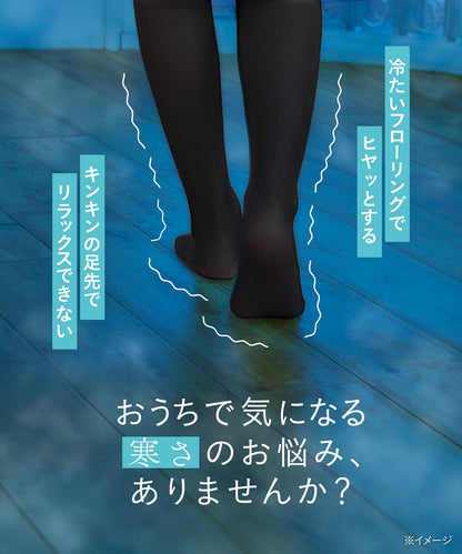 Okamoto 532-995 Socks Supplement, Kotatsu Socks, Warm, Cold Protection, Winter, Cold Protection, Room Socks,