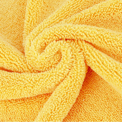 Amazon Basics Microfiber Cleaning Cloths, Thin, Car Wash Wipes, 24 Pack, Blue, White, Yellow, 15.7 x 11.8 inches (40 x 30 cm)