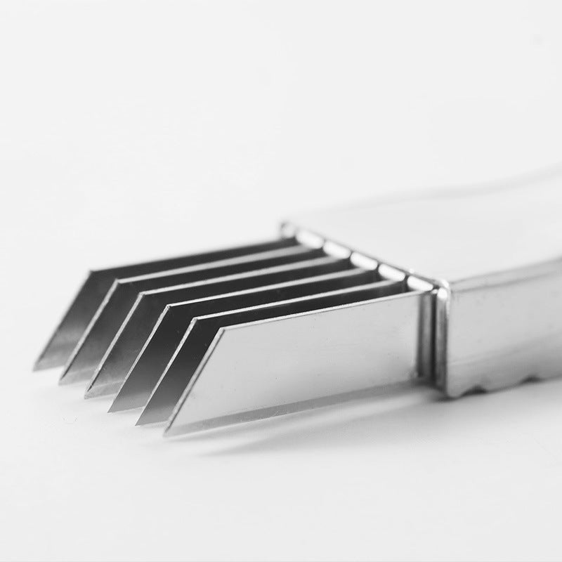 ✨ ステンレス製ねぎカッター｜多刃スライサー・薬味カッター・キッチン便利ツール