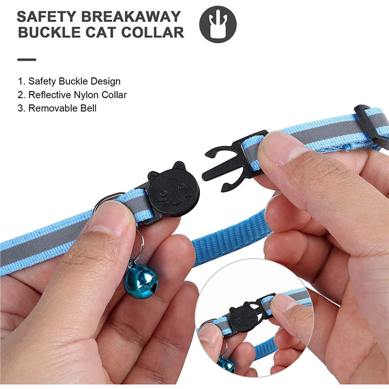 新しいアップルエアタグトラッカー保護ケース反射ベルカラー猫行方不明防止ペットポジショニングカラー