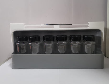 自粘式 棚下スパイスラック｜壁掛け・スパイスボトル収納・キッチン収納用品