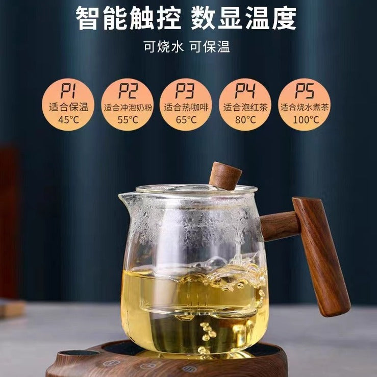 100℃沸騰・温度維持機能搭載ヒーティングコースター｜アロマティー・健康ケトル対応」