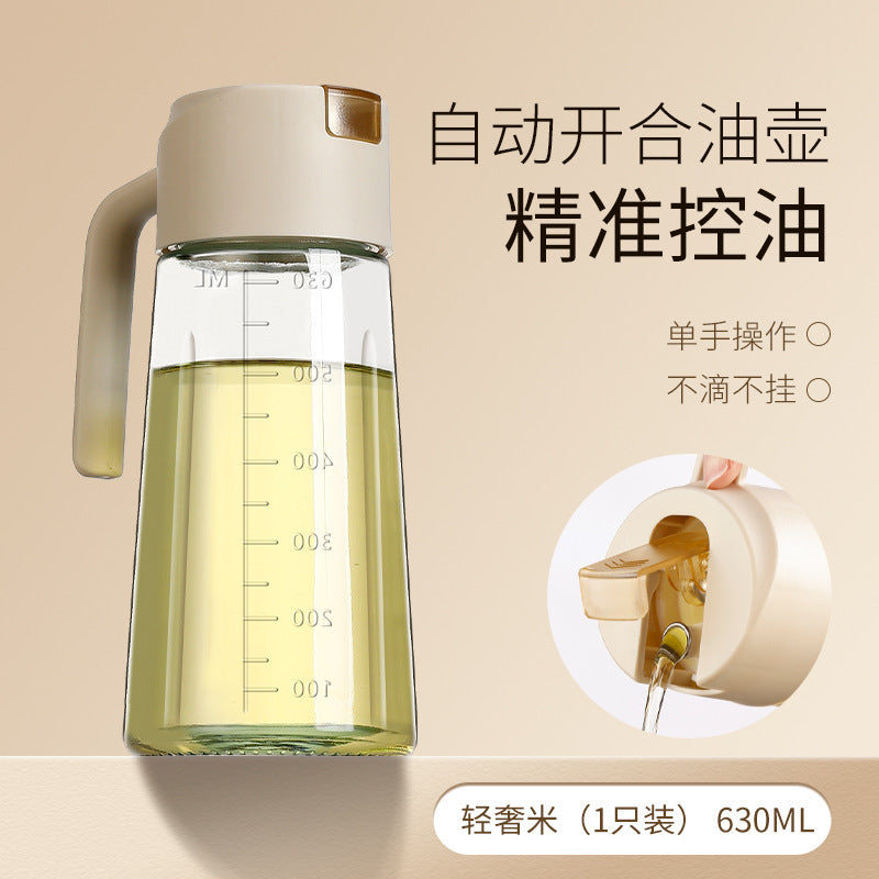 2WAY ガラス製オイルスプレー｜噴霧＆注ぐ 両用・大容量・食品用グレード・多機能プレス式オイラー