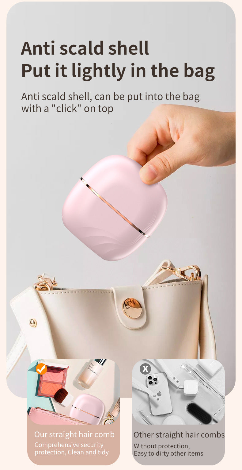 ワイヤレス ストレート ヘアコーム — どこでもサラサラ髪に。