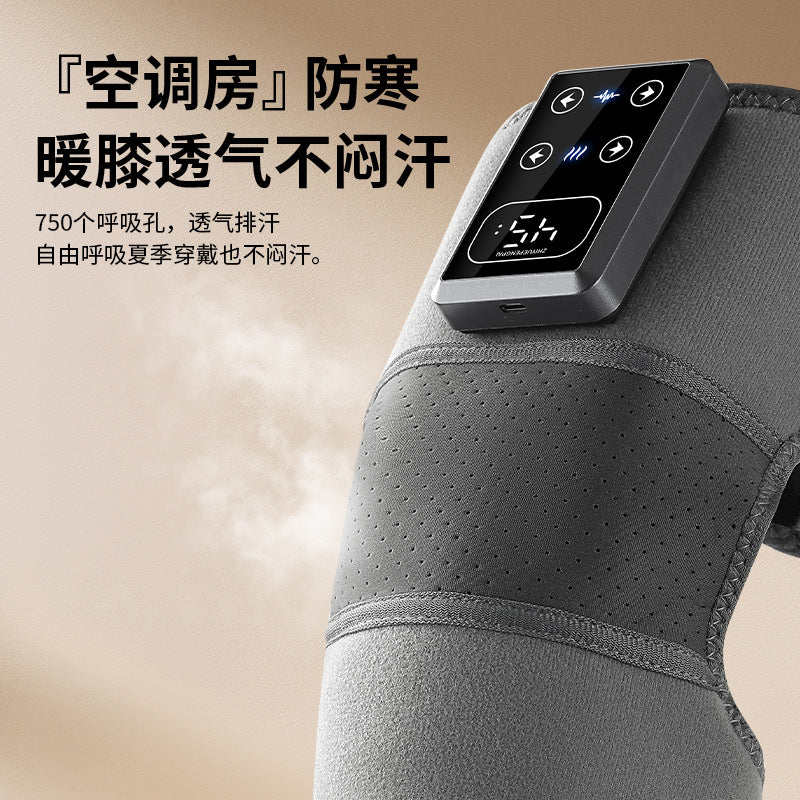 🦵 電熱式 膝温熱マッサージャー｜スマート加熱・ホットコンプレッサー・関節ケア・冷え対策・痛み緩和 “冷え・痛み・こわばり” に悩む膝を、深部から優しく温めてケア。 マッサージ × 温熱のWアプローチで、 日常の負担を軽減する スマート膝温熱マッサージャー です。