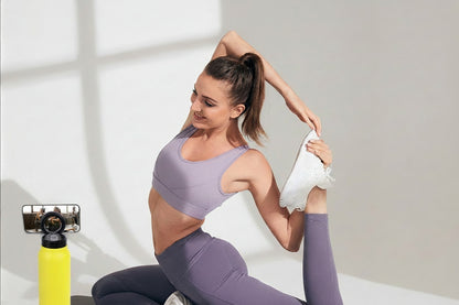 磁気スマホスタンド付き スポーツ用ステンレス製保温・保冷ボトル 大容量 × 最高のパフォーマンス