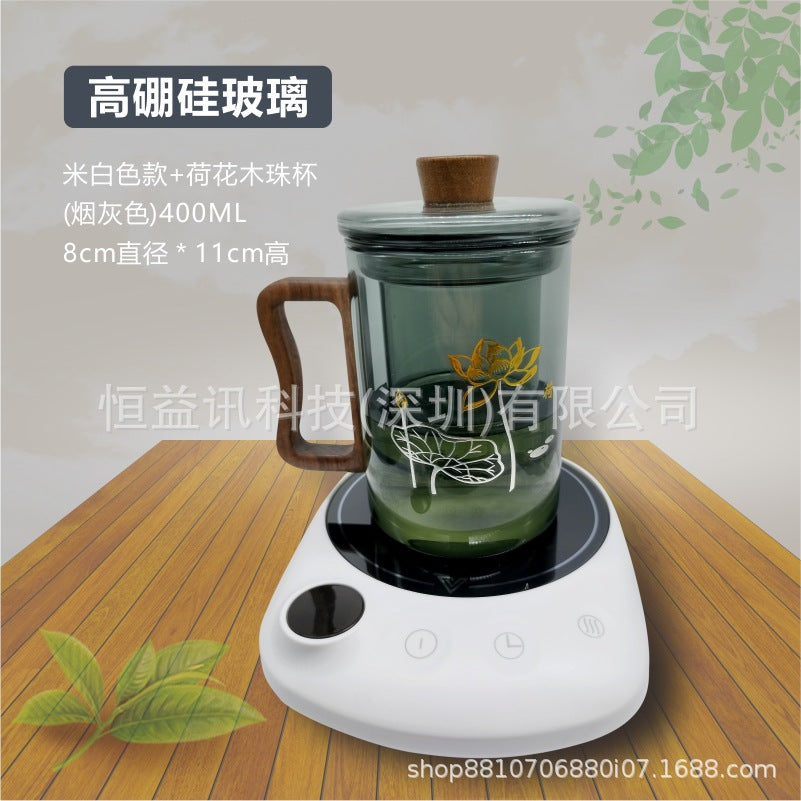 100℃沸騰・温度維持機能搭載ヒーティングコースター｜アロマティー・健康ケトル対応」