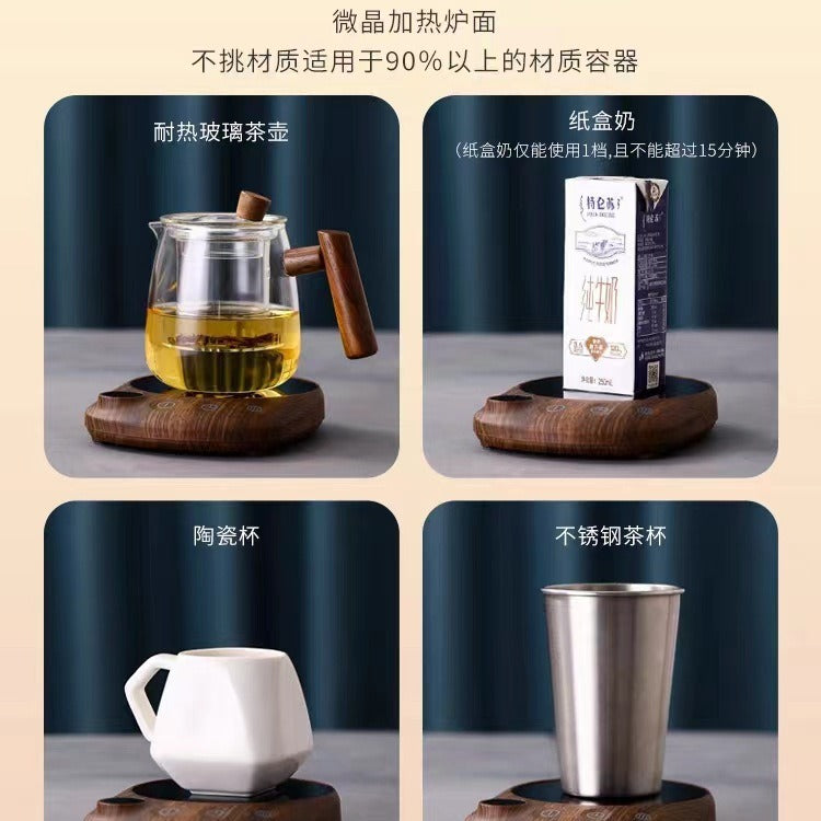 100℃沸騰・温度維持機能搭載ヒーティングコースター｜アロマティー・健康ケトル対応」