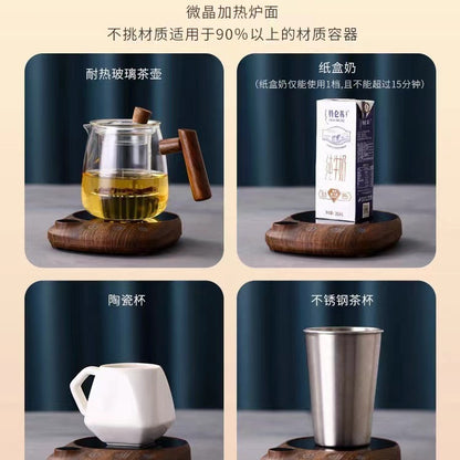 100℃沸騰・温度維持機能搭載ヒーティングコースター｜アロマティー・健康ケトル対応」