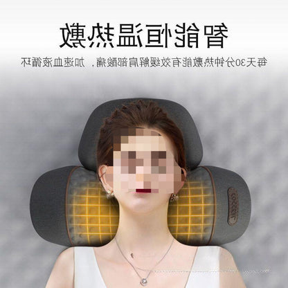 温熱・牽引・マッサージ機能付き 颈椎サポート枕｜睡眠時の頸椎ケア・スパインアライメント・メーカー直販モデル “寝ている間に首を整える。” 頸椎を守りながら睡眠の質を高めるために設計された、 温熱 × 牽引 × マッサージ の多機能ネックケア枕です。 日々の首の負担をやわらげ、翌朝の軽さを実感できます。