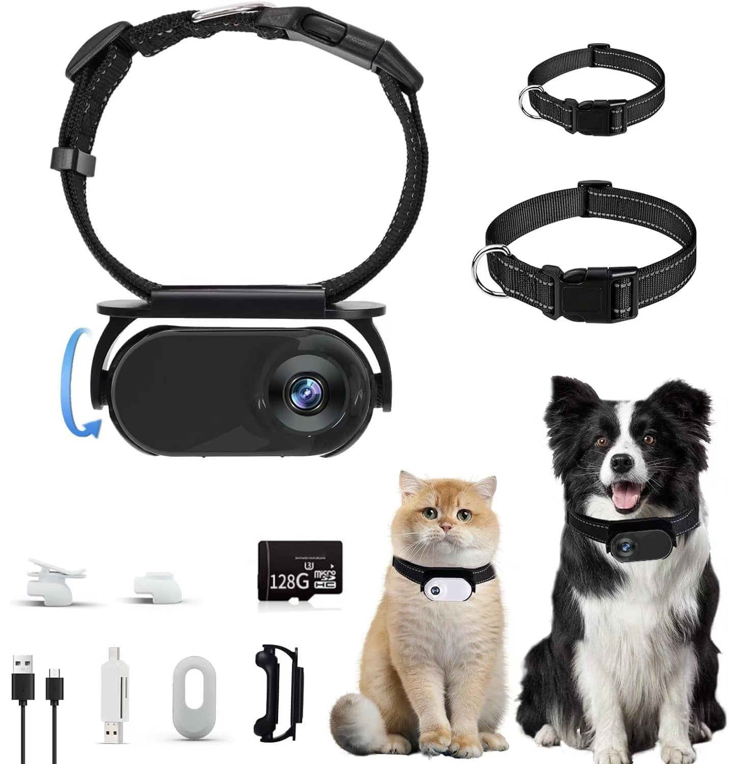 国境を越えたソース工場親指ペットカメラ超長いバッテリー寿命磁気親指スポーツカメラHDポータブルレコーダー