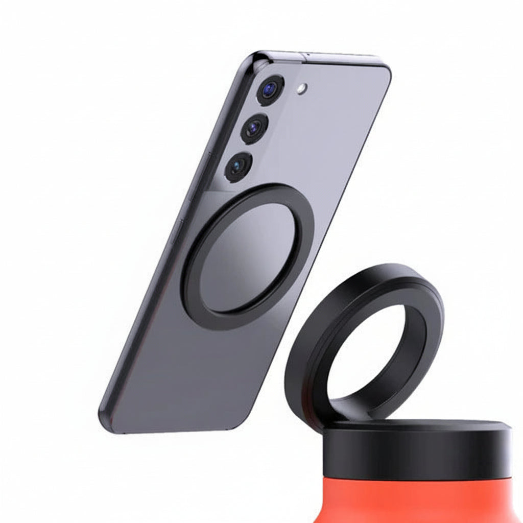 磁気スマホスタンド付き スポーツ用ステンレス製保温・保冷ボトル 大容量 × 最高のパフォーマンス