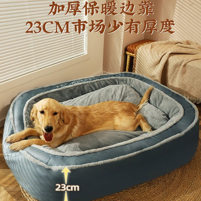 大型犬小屋冬の暖かい犬用ベッド四季ユニバーサル犬用マット暖かい睡眠パッド