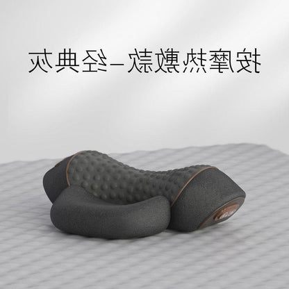 温熱・牽引・マッサージ機能付き 颈椎サポート枕｜睡眠時の頸椎ケア・スパインアライメント・メーカー直販モデル “寝ている間に首を整える。” 頸椎を守りながら睡眠の質を高めるために設計された、 温熱 × 牽引 × マッサージ の多機能ネックケア枕です。 日々の首の負担をやわらげ、翌朝の軽さを実感できます。