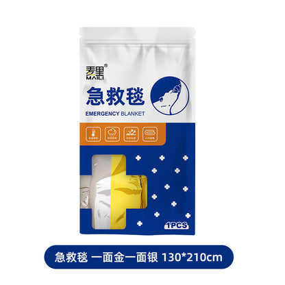 緊急用サバイバルブランケット 防寒・保温・断熱｜使い捨てタイプ｜災害・地震・キャンプ・救急用アルミブランケット 体温をしっかり守る、災害時の必需品。 軽量でコンパクトながら、高い保温・断熱効果を発揮する **緊急用サバイバルブランケット（エマージェンシーブランケット）**です。