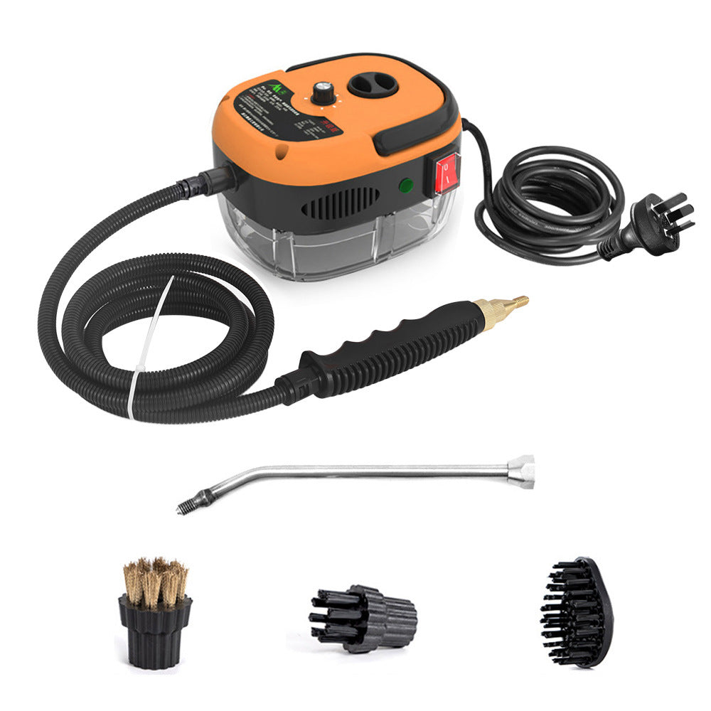 高温・高圧スチームクリーナー｜2500W強力タイプ エアコン・キッチン・レンジフード・油汚れ用｜家庭用ハイパワー洗浄機 こびりついた油汚れ・カビ・ホコリを“高温スチーム”で一気に除去。 エアコン内部からキッチン周りまで幅広く使える、2500Wの高圧スチームクリーナーです。