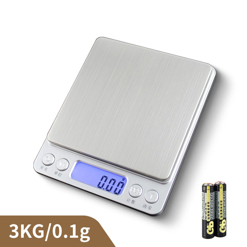 Beiyue i2000 ステンレス製 キッチンスケール 0.1g単位で測れる高精度 × 多用途ミニ電子スケール