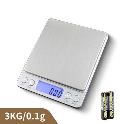Beiyue i2000 ステンレス製 キッチンスケール 0.1g単位で測れる高精度 × 多用途ミニ電子スケール