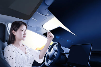 数秒で完了する、車内のためのスマート遮熱対策