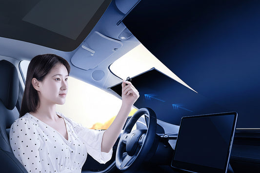 数秒で完了する、車内のためのスマート遮熱対策