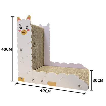 猫の引っ掻き板、猫のベッド、四季、普遍的な耐摩耗性、パン粉を落としにくい、垂直の猫の爪板、傷に強い猫小屋のソファ、傷防止のおもちゃ