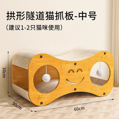 猫の引っ掻き板、猫のベッド、四季、普遍的な耐摩耗性、パン粉を落としにくい、垂直の猫の爪板、傷に強い猫小屋のソファ、傷防止のおもちゃ