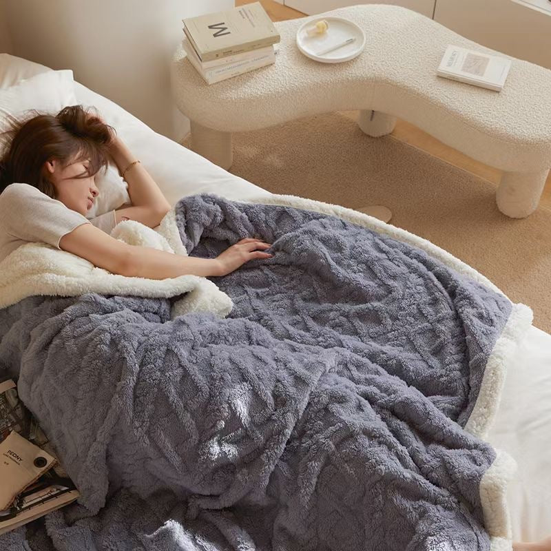 Comfort Blanket Winter Thick 洗練された快適さとプレミアムな暖かさを、この冬に ❄️✨ 寒さは、もう我慢するものではありません。