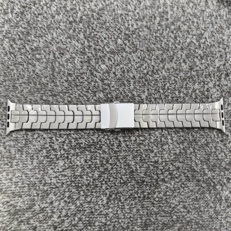 Apple Watch 8 / Ultra 対応 チタニウム・アイアンマンメタルスマートウォッチバンド