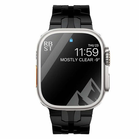 Apple Watch 8 / Ultra 対応 チタニウム・アイアンマンメタルスマートウォッチバンド